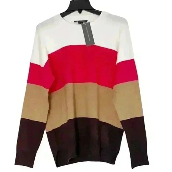 French Connection Striped Sweater - Picture 1 of 12